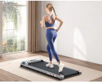 BLACK LORD Treadmill Electric Walking Pad Home Office Gym Fitness Remote Control Silver