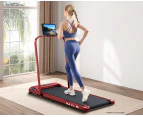 BLACK LORD Treadmill Electric Walking Pad Home Office Gym Fitness Foldable Red