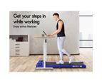 BLACK LORD Treadmill Electric Walking Pad Home Office Gym Fitness Remote Control Blue