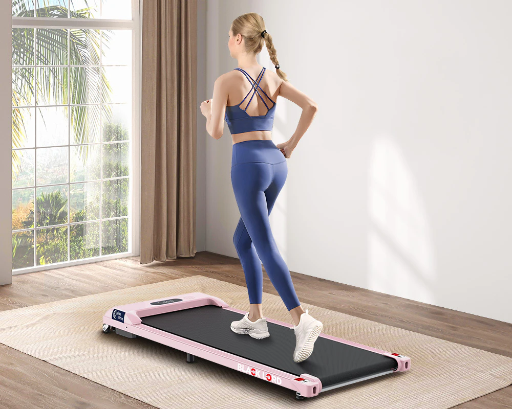 BLACK LORD Treadmill Electric Walking Pad Home Office Gym Fitness Pink