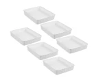 6x 3pc Boxsweden Tilly 35x29cm Kitchen Storage Container Organiser Tray Assorted