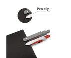5Pieces Refillable Gel Pens 0.42MM Retractable Gel Pens Large Ink Volume - B
