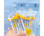 6 Pcs Cute Sea Salt Cheese Neutral Pens Signature Pens Retractable Gel Ink Pens