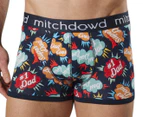 Mitch Dowd Men's #1 Dad Bamboo Mid-Fit Trunks & Socks Set - Navy