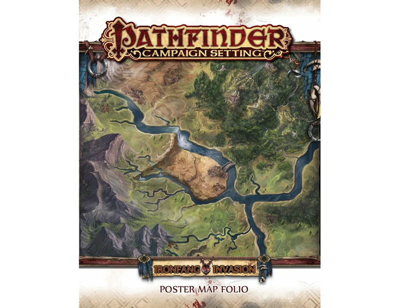 Pathfinder Campaign Setting Ironfang Invasion Poster Map Folio