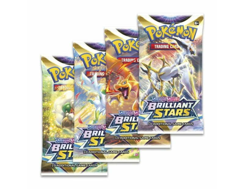Pokemon Tcg Brilliant Stars Booster Packs X4
