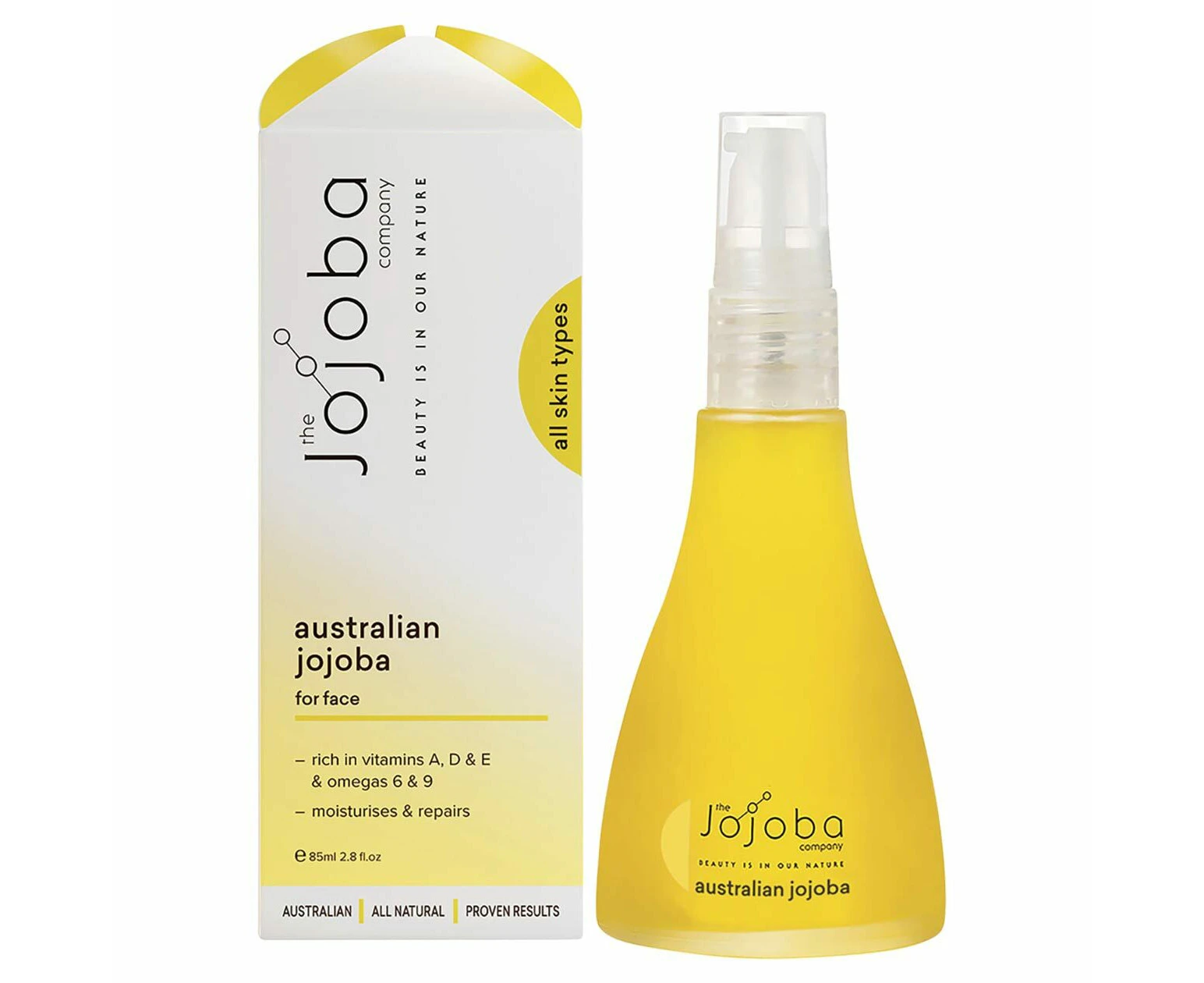 The Jojoba Company Australian Jojoba Oil for Face, Body & Hair 85ml