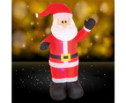 Stockholm Christmas Lights Xmas 2.4M LED Inflatable Waving Santa Claus Outdoor Garden