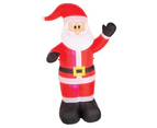 Stockholm Christmas Lights Xmas 2.4M LED Inflatable Waving Santa Claus Outdoor Garden