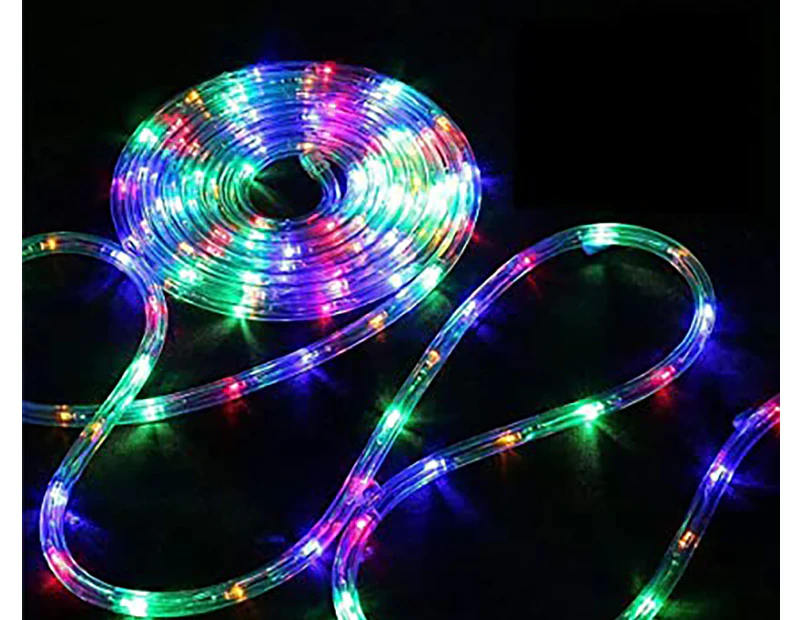 Stockholm Christmas Lights 20M LED Rope Flash Multi Colour Indoor Outdoor