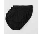 Target 5 Pack Fuller Figure High Cut Briefs ; Style: LHF191292FF - Black