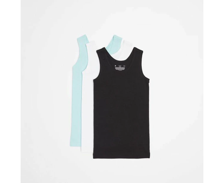 Target Boys Cotton Vests - 3 Pack - Multi