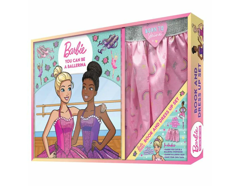 Barbie: Book And Dress-Up Set - Multi