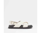 Target Womens Crossover Moulded Sandal - Maria - Neutral