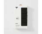 Target 5 Pack Cotton/Elastane Midi Briefs - Black