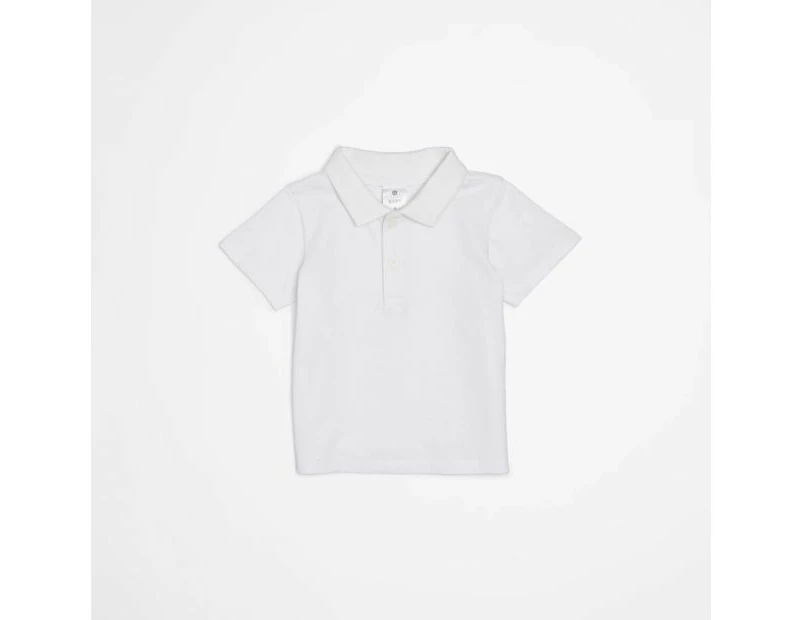 Target Baby Polo Top - White