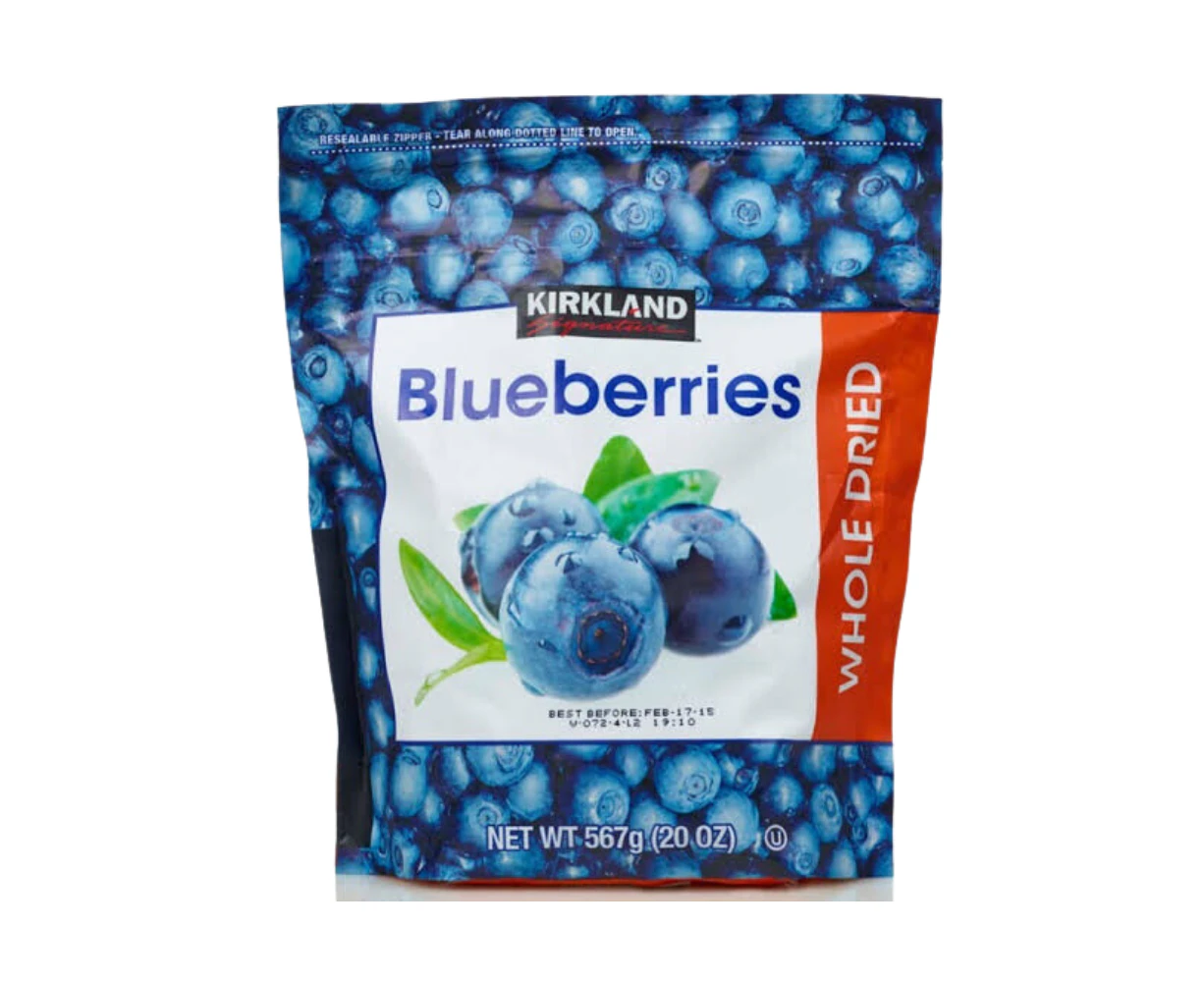 Kirkland Signature Whole Dried Blueberries 567g