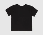 Unit Kids' Ready Steady Tee / T-Shirt / Tshirt - Black