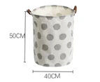 Durable Lightweight Multipurpose Foldable Washing Basket Round Foldable