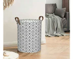 Collapsible Laundry Basket 20 Inches Tall Large Round Laundry Hamper for Clothes Storage