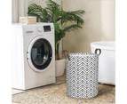 Collapsible Laundry Basket 20 Inches Tall Large Round Laundry Hamper for Clothes Storage