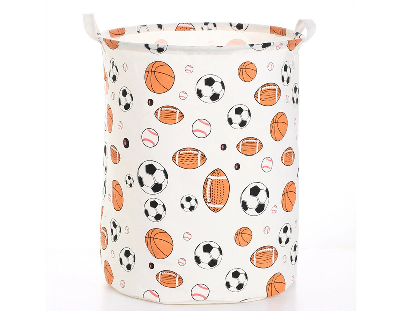 Large Foldable Laundry Basket Organizer Holder Portable Laundry Hamper Bin with Handles Canvas Waterproof