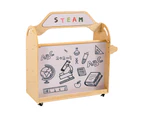 Jooyes STEAM Trolley 3-in-1 Mobile Shelf Cabinet With 9 Storage Boxes