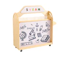 Jooyes STEAM Trolley 3-in-1 Mobile Shelf Cabinet With 9 Storage Boxes