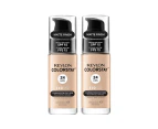 2 x Revlon ColorStay Makeup for Combination/Oily Skin 30mL - 110 Ivory