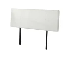 PU Leather Double Bed Headboard Bedhead - White