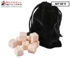 Set of 9 Maxwell & Williams Cocktail & Co. Reusable Rose Stones