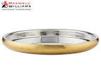 Maxwell & Williams 32.5cm Cocktail & Co Capitol Round Tray - Gold/Silver