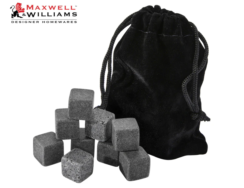Set of 9 Maxwell & Williams Cocktail & Co. Reusable Whisky Stones
