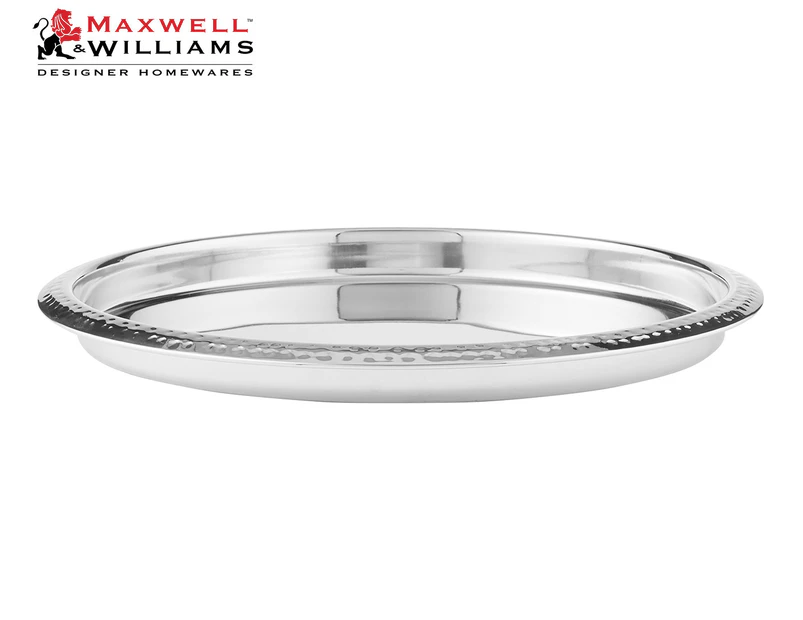 Maxwell & Williams 35.5cm Cocktail & Co. Lexington Hammered Round Tray