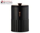 Maxwell & Williams 17x11cm Astor Tea Canister - Black