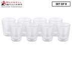 Set of 8 Maxwell & Williams 200mL Blend Double Wall Conical Cups