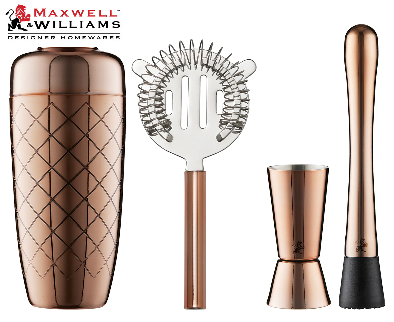 Maxwell & Williams 4-Piece Cocktail & Co. Lafayette Cocktail Set