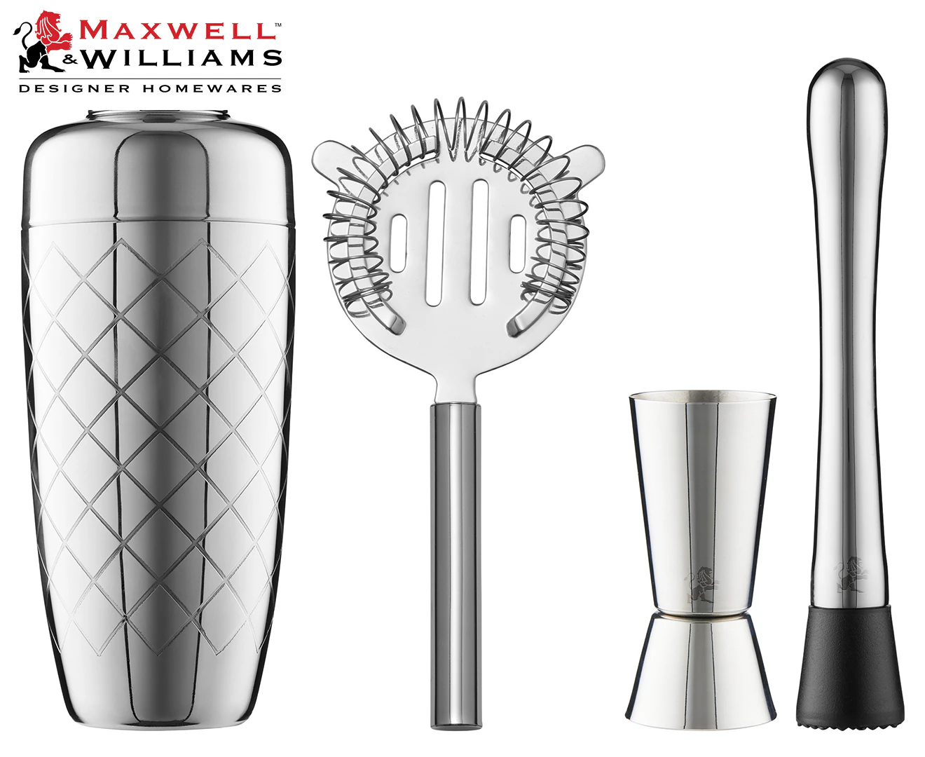 Maxwell & Williams 4-Piece Cocktail & Co. Lafayette Cocktail Set