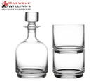 Maxwell & Williams 3-Piece Diamante Stacked Decanter Set - Clear