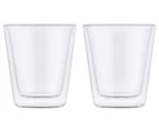 Set of 2 Maxwell & Williams 200mL Blend Double Wall Conical Cups