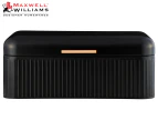 Maxwell & Williams 42x22.5cm Astor Bread Bin - Black