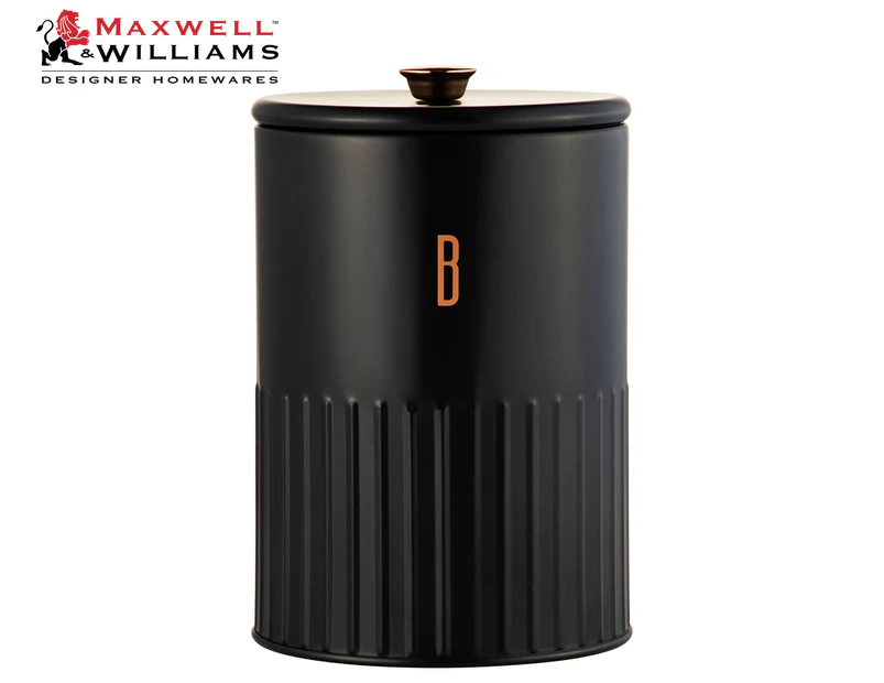 Maxwell & Williams 21x14cm Astor Biscuit Canister - Black