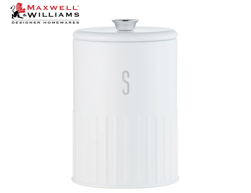 Maxwell & Williams 17x11cm Astor Sugar Canister - White
