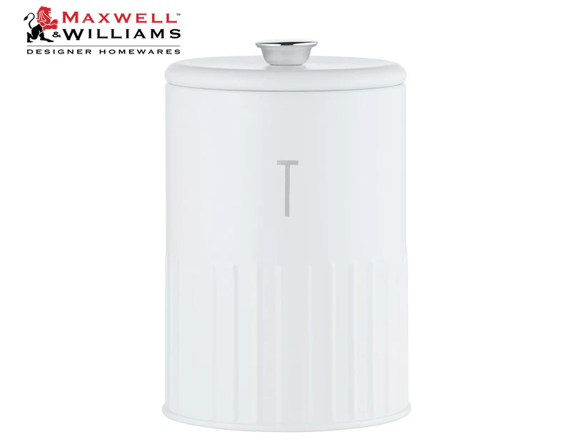 Maxwell & Williams 17x11cm Astor Tea Canister - White