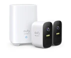 Eufy Security Cam 2C Pro 2K Wireless Home Security System (2 Pack, T8861CD1)