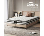 Bedra King Single Mattress Pillow Top Bed Bonnell Spring Foam 21cm