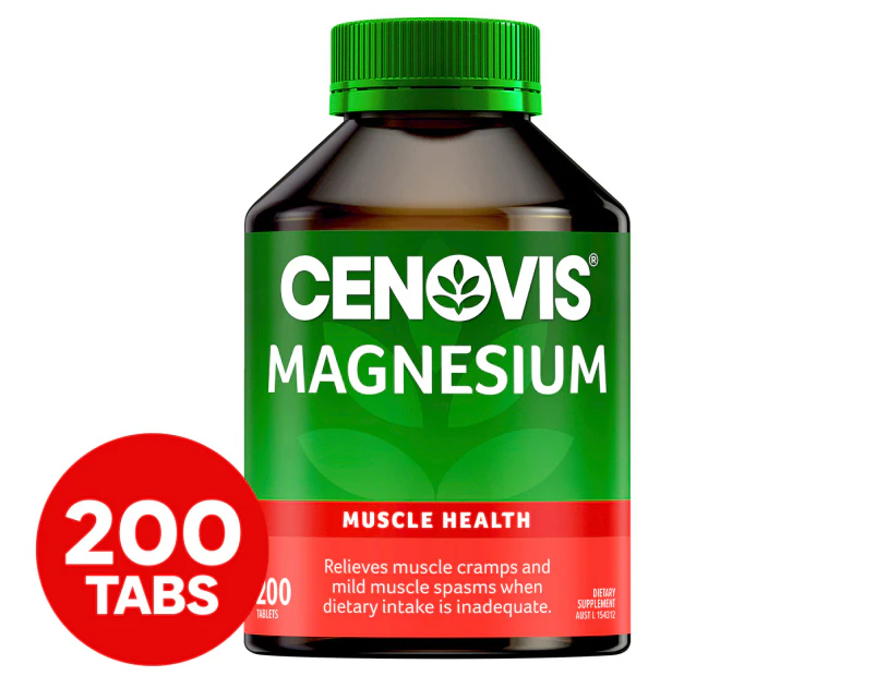 Cenovis Magnesium for Muscle Health 200 Tabs