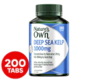 Nature's Own Deep Sea Kelp 1000mg with Iodine 200 Tablets