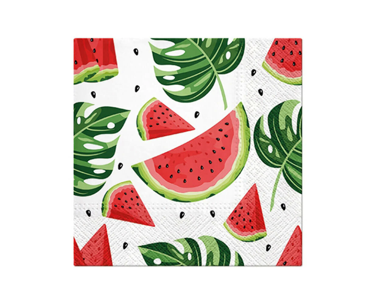 Paw Lunch Napkins 33cm TASTY WATERMELON