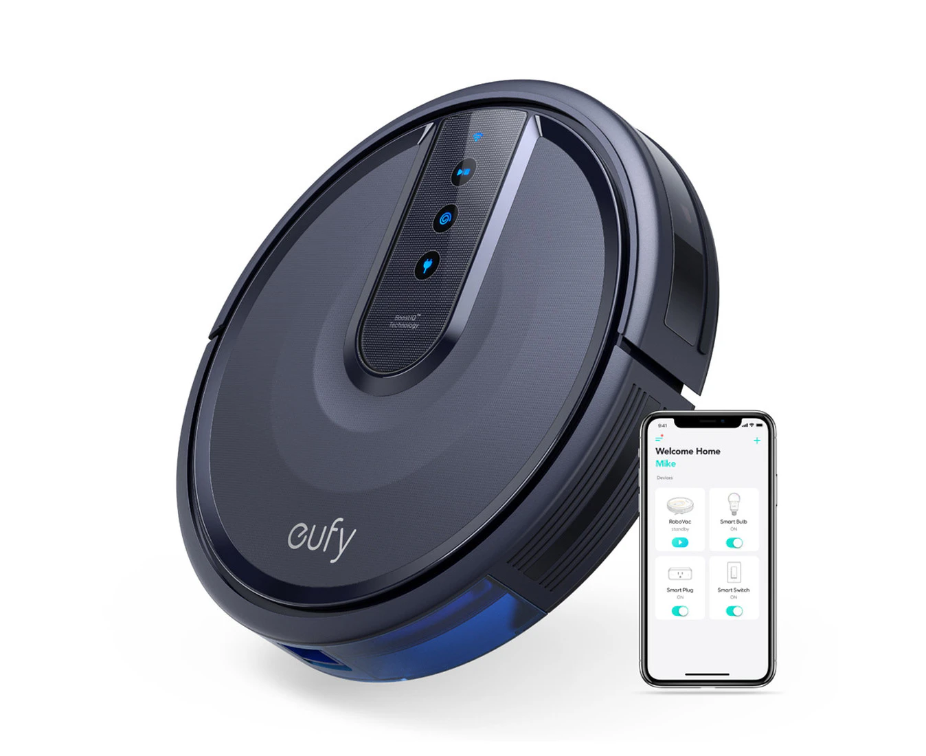 Eufy RoboVac25c Super Slim Thin WiFi Robot Vacuum with Boost IQ Technology